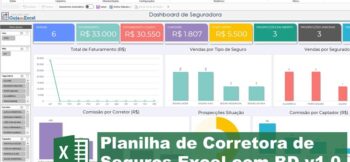 Planilha de Corretora de Seguros Excel