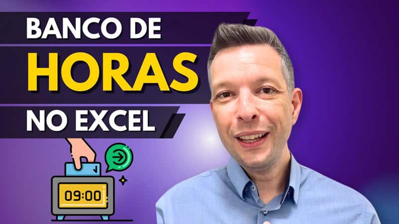 Planilha de banco de Horas Excel Capa