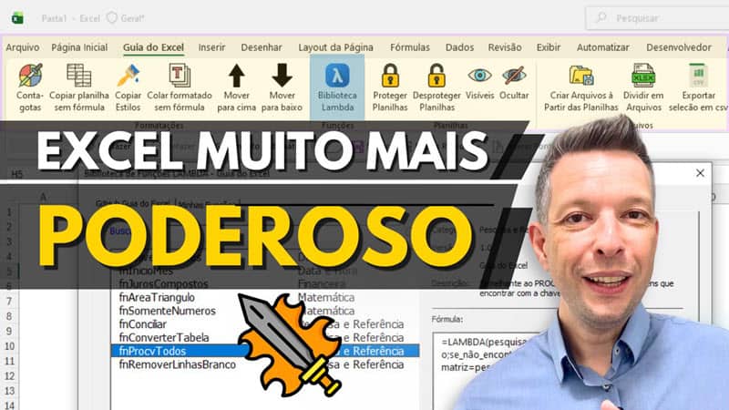 Excel muito mais poderoso suplemento guia do excel capa
